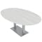 Skutchi Designs 45.25 in W, 71.5 in L, 29 in H, Engineered Wood Top, White HAR-BOVL-46X72-DOU-WHCYPRESS - alternate 1